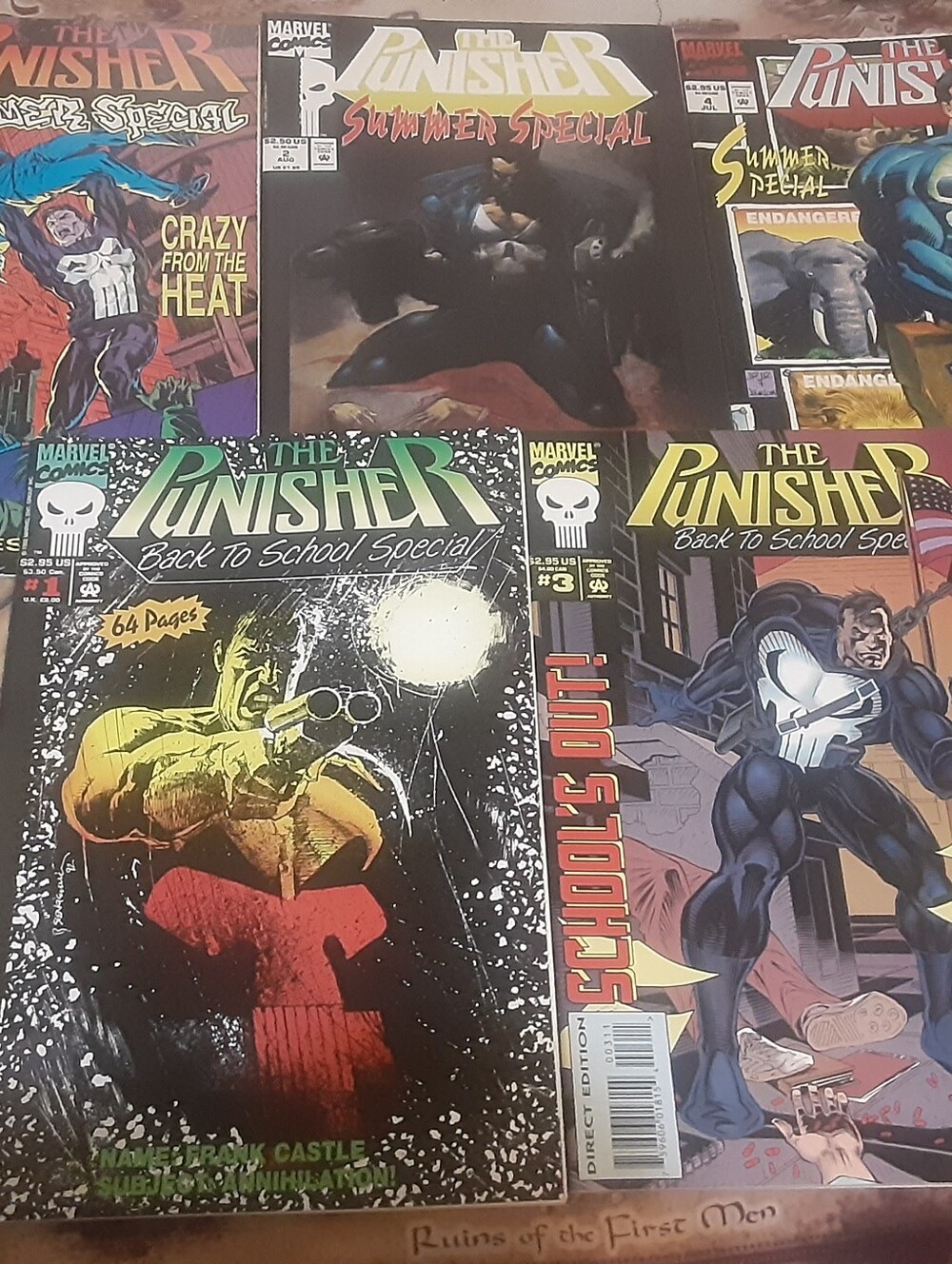 Punisher Summer Specials #1 & 2 & 4 and Back To School Special #1 & 3Marvel com